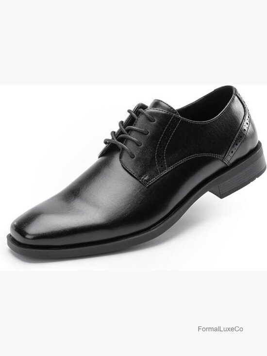 Square Toe Oxford Dress Shoes Men\'s Formal Business Lace Up